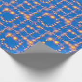 Sparkles on nightsky geschenkpapier (Ecke)