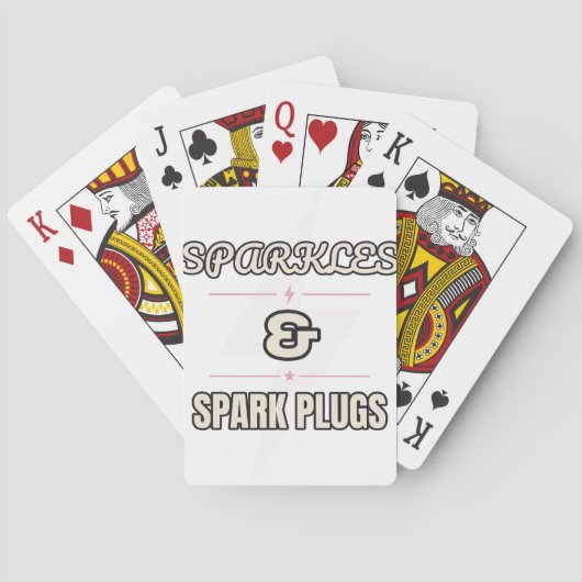 Sparkles & Spark Plugs — Spielkarten (Rückseite)
