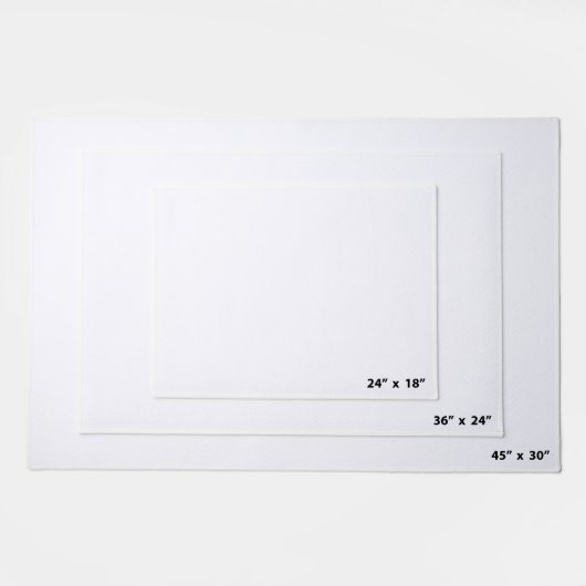 Sparkli-Lorbeerkranz mit Monogramm Fußmatte (Skala)