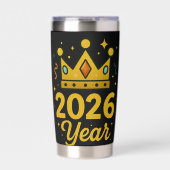 Sparkling 2026 Crown Thermobecher (Vorderseite)