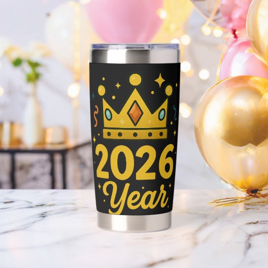 Sparkling 2026 Crown Thermobecher (Bachelor Party (gedreht))