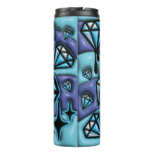 Sparkling 3D-Inflated Tumbler - Diamant Elegance Thermosbecher (Rückseite)