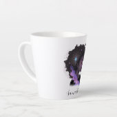 Sparkling Afro Woman Milchtasse (Linke Ecke)