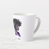 Sparkling Afro Woman Milchtasse (Rechte Ecke)