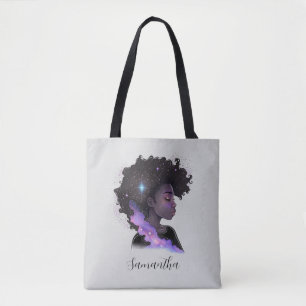 Sparkling Afro Woman Tasche