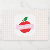 Sparkling Apple Cider Girls Birthday Schaumweinetikett (Einzelnes Label)