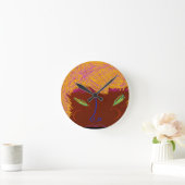 Sparkling Beauty Queen Bandana Runde Wanduhr (Zuhause)