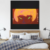 Sparkling Beauty Queen Leinwanddruck (Insitu (Schlafzimmer))