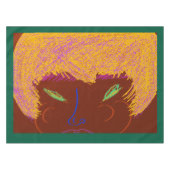 Sparkling Beauty Queen Tischdecke (Vorderseite (Horizontal))