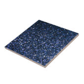 Sparkling Blue Glittery Ombre Aquamarines Geschenk Fliese (Seite)