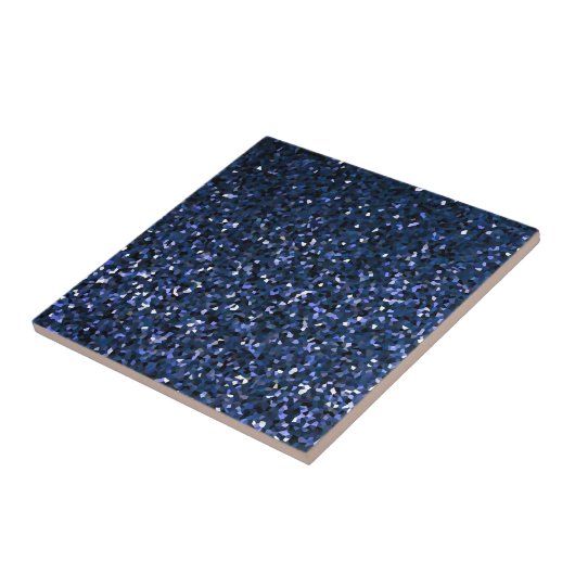 Sparkling Blue Glittery Ombre Aquamarines Geschenk Fliese (Seite)