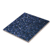 Sparkling Blue Glittery Ombre Aquamarines Geschenk Fliese (Seite)