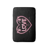Sparkling Cat Love Badematte (Vorderseite Vertikal)