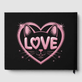 Sparkling Cat Love Gästebuch (Rückseite)