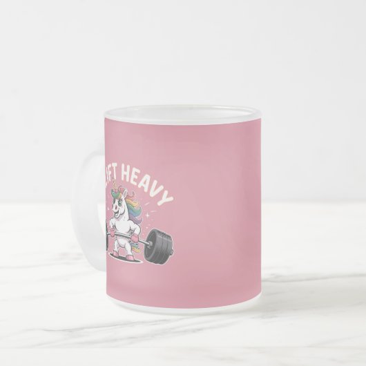 Sparkling Cat Love Mattglastasse (Vorderseite Links)