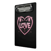 Sparkling Cat Love Mini Klemmbrett (Gewinkelt2)