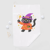 Sparkling Celestial Kitty Hexe Classic T - Shirt Golfhandtuch (Insitu)