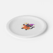 Sparkling Celestial Kitty Hexe Classic T - Shirt Pappteller (Schrägansicht)