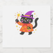 Sparkling Celestial Kitty Hexe Classic T - Shirt Schaumweinetikett (Einzelnes Label)