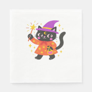 Sparkling Celestial Kitty Hexe Classic T - Shirt Serviette