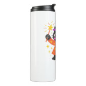 Sparkling Celestial Kitty Hexe Classic T - Shirt Thermosbecher (Nach links gedreht)