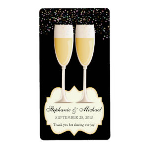 Sparkling Champagner Gastgeschenk Hochzeit Weinmar