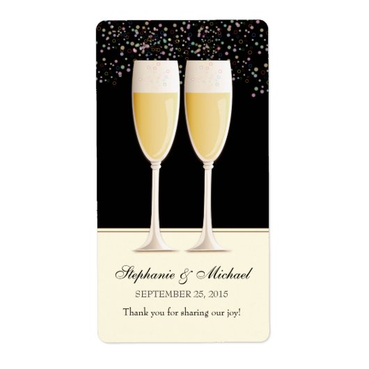 Sparkling Champagner Gastgeschenk Hochzeit Weinmar (Vorne)