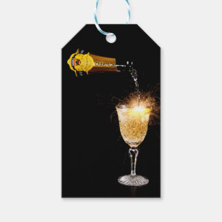 Sparkling Champagner-Geschenkmarke Geschenkanhänger