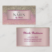 Sparkling Chic Business Card Visitenkarte (Vorne/Hinten)