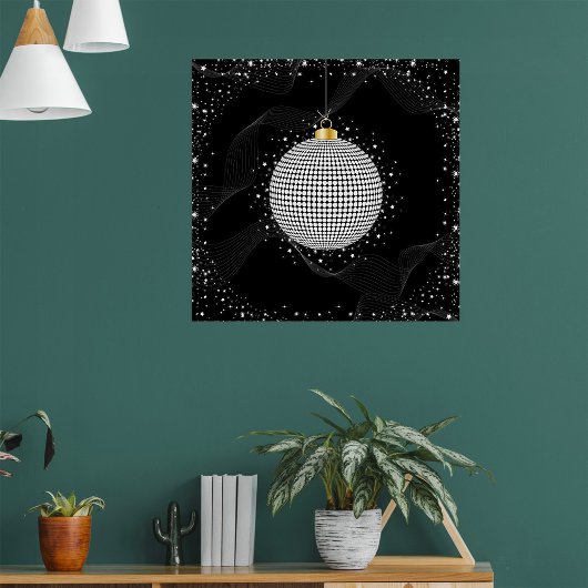Sparkling Christmas Bauble Poster
