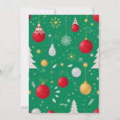 Sparkling Christmas Elegance v2 Feiertagskarte (Rückseite)