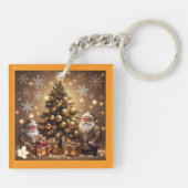 "Sparkling Christmas Joy" Schlüsselanhänger (Rückseite)