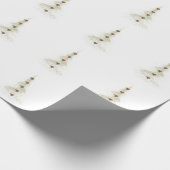 Sparkling Christmas Tree wrapping paper  Geschenkpapier (Ecke)