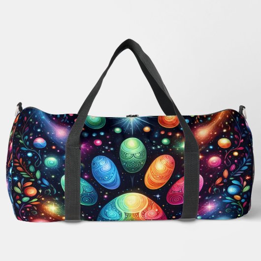 Sparkling Cosmos Artistic Travel Duffle Bag (Vorderseite)