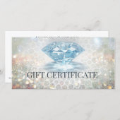 Sparkling Diamond Jewelry Designer Geschenkkarte Dankeskarte (Vorne/Hinten)