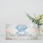 Sparkling Diamond Jewelry Designer Geschenkkarte Dankeskarte (Stehend Vorderseite)