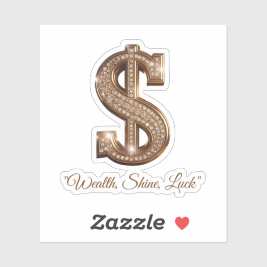 "Sparkling Diamond Symbol" Aufkleber (Blatt)