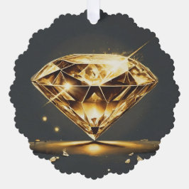 Sparkling Diamond und Musik Ornament Karte