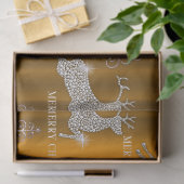 Sparkling Diamonds Rentier an Weihnachten Seidenpapier (Geschenk)