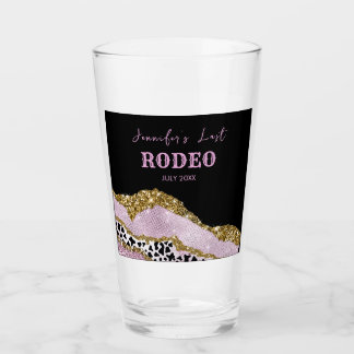 Sparkling Disco Cowgirl Bachelorette, vergoldeter  Glas
