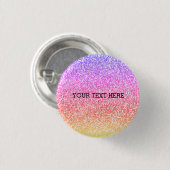 Sparkling elegant gurt Regenbogen bunt niedlich Button (Vorne & Hinten)