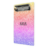 Sparkling elegant gurt Regenbogen bunt niedlich Mini Klemmbrett (Gewinkelt2)