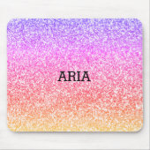 Sparkling elegant gurt Regenbogen bunt niedlich Mousepad (Vorne)