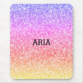 Sparkling elegant gurt Regenbogen bunt niedlich Mousepad (Vorne)