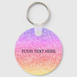 Sparkling elegant gurt Regenbogen bunt niedlich Schlüsselanhänger