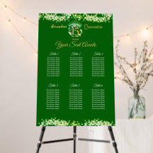 Sparkling Emerald Green Quinceañera Spanisch