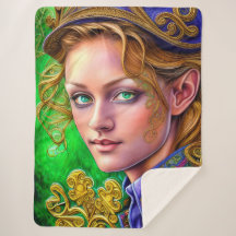 Sparkling Emerald St. Patrick's Day Artwork