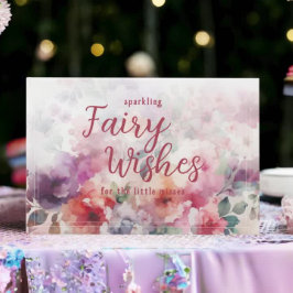 Sparkling Fairy wünscht Fairycore Garden Geburtsta Gästebuch