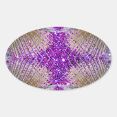 Sparkling Futuristic Funkelnd Fun Stickers (Vorderseite)