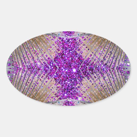 Sparkling Futuristic Funkelnd Fun Stickers (Vorderseite)